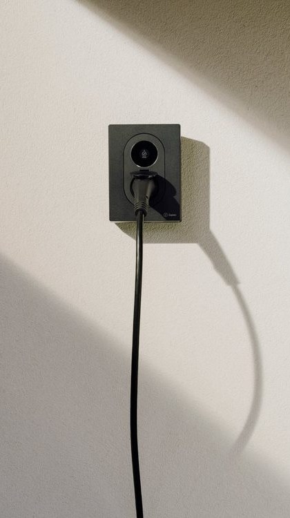Zaptec Go 2 charging station on a wall